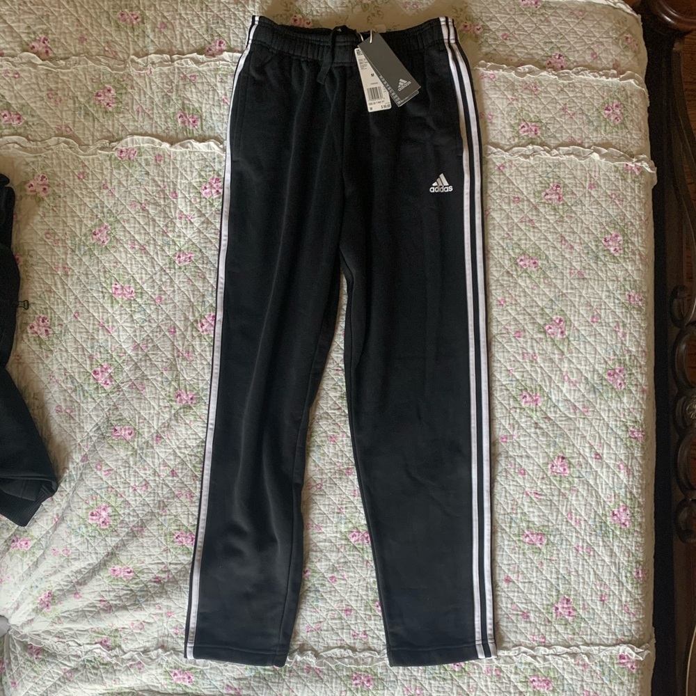 Adidas mens 3 stripe class trackpants in medium